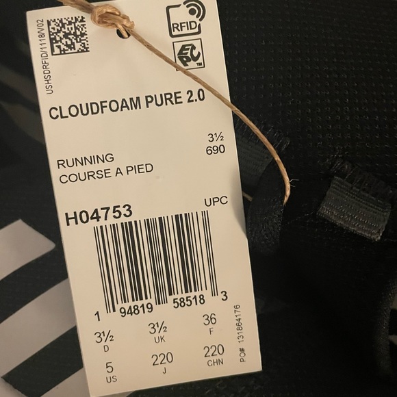 SUSTAINABLE Adidas ♻️🌱🏃🏽‍♀️ Women’s/girl’s Running shoes NWT - Picture 5 of 7